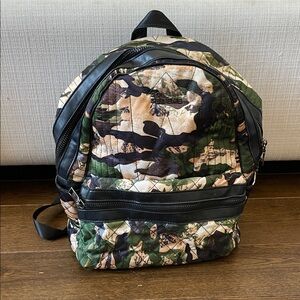 Stylish Camo and Black Women's Backpack
